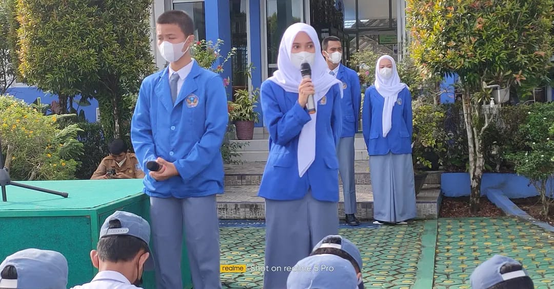 Orasi kampanye calon Ketua OSIS