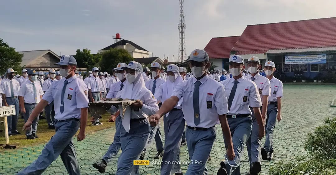 Upacara Bendera Hari Pertama di Tahun 2022