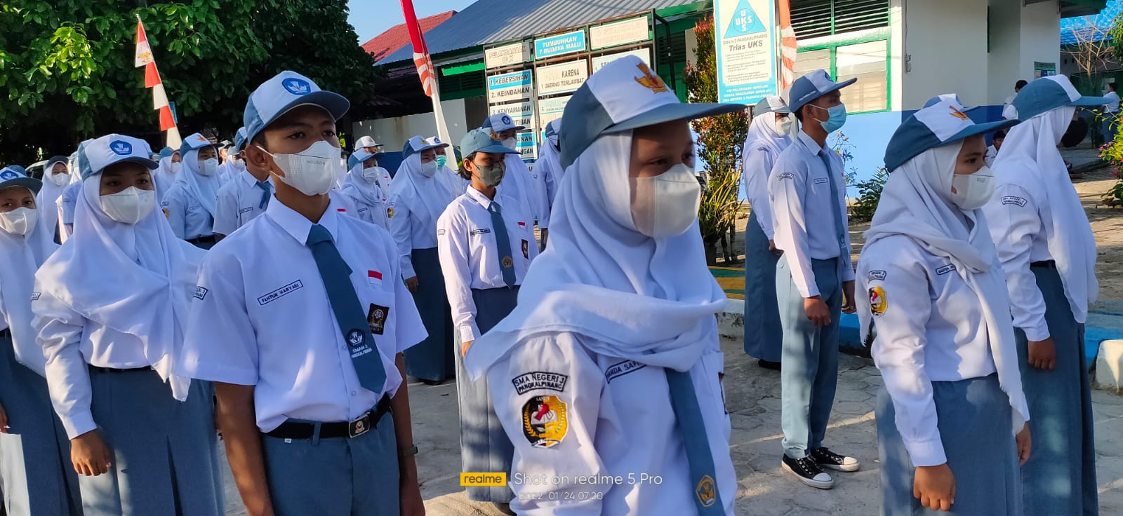 Pelantikan Pengurus OSIS dan MPK SMANETA 2021-2022