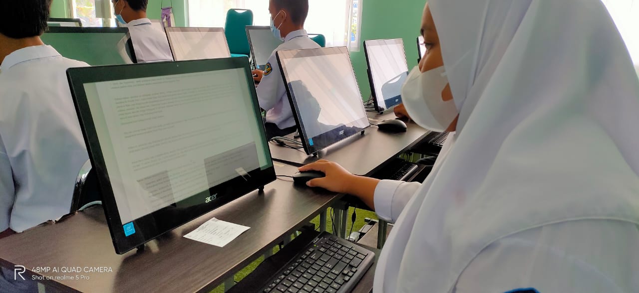 Pelaksanaan ANBK SMA Negeri 3 Pamgkalpinang 2021