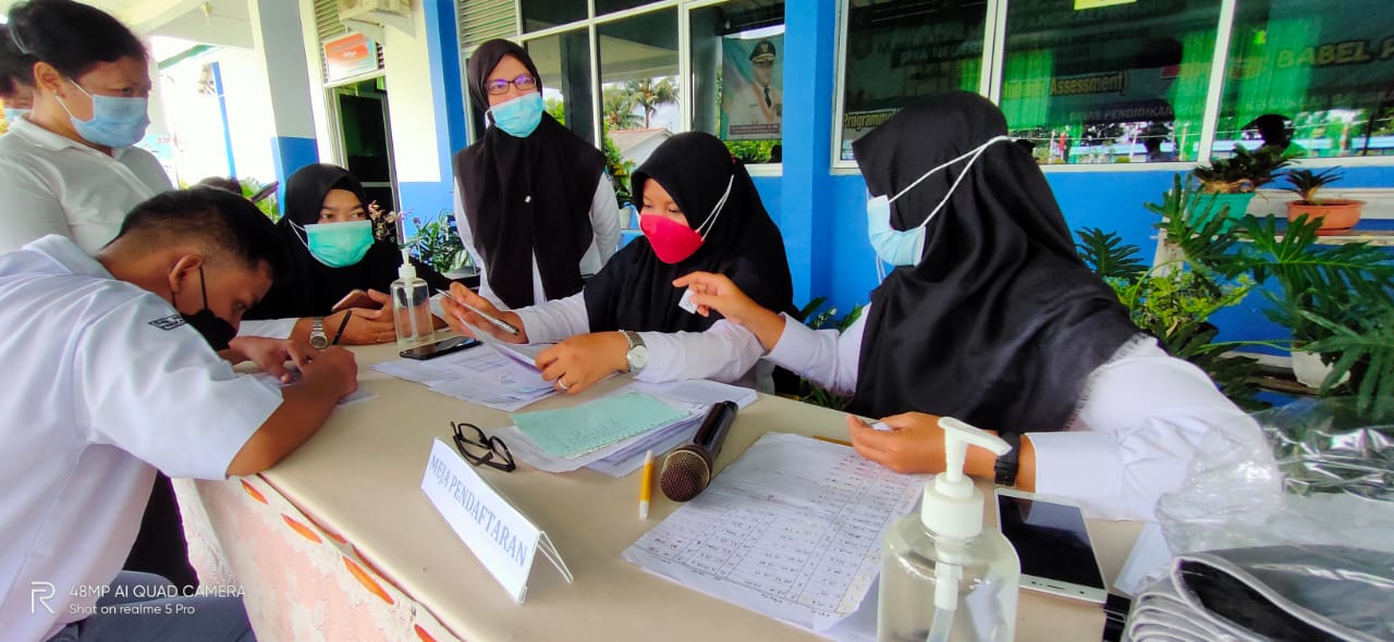 Vaksinasi Covid-19 di SMANETA