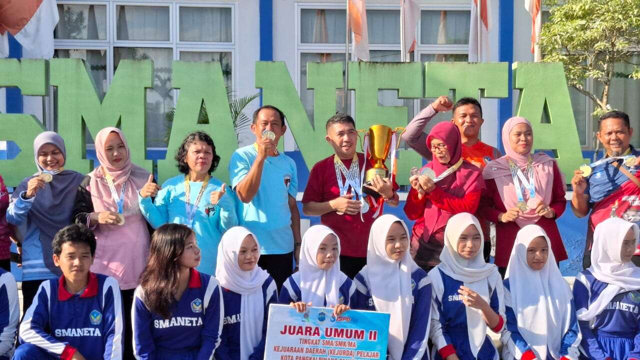 Juara umum 2 Kejurda Pelajar Kota Pangkalpinang
