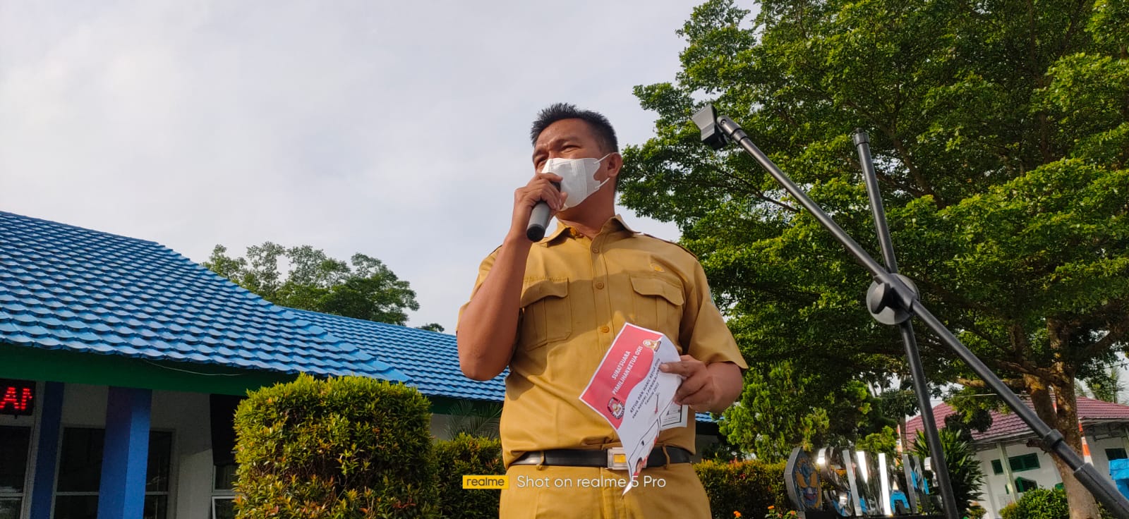 Orasi kampanye calon Ketua OSIS