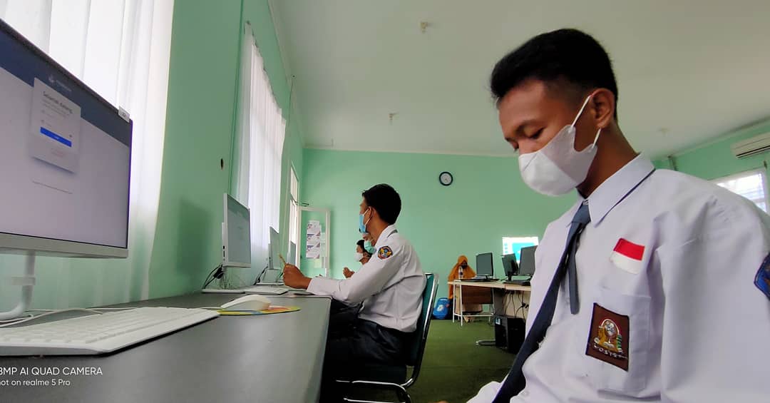 Pelaksanaan ANBK SMA Negeri 3 Pamgkalpinang 2021