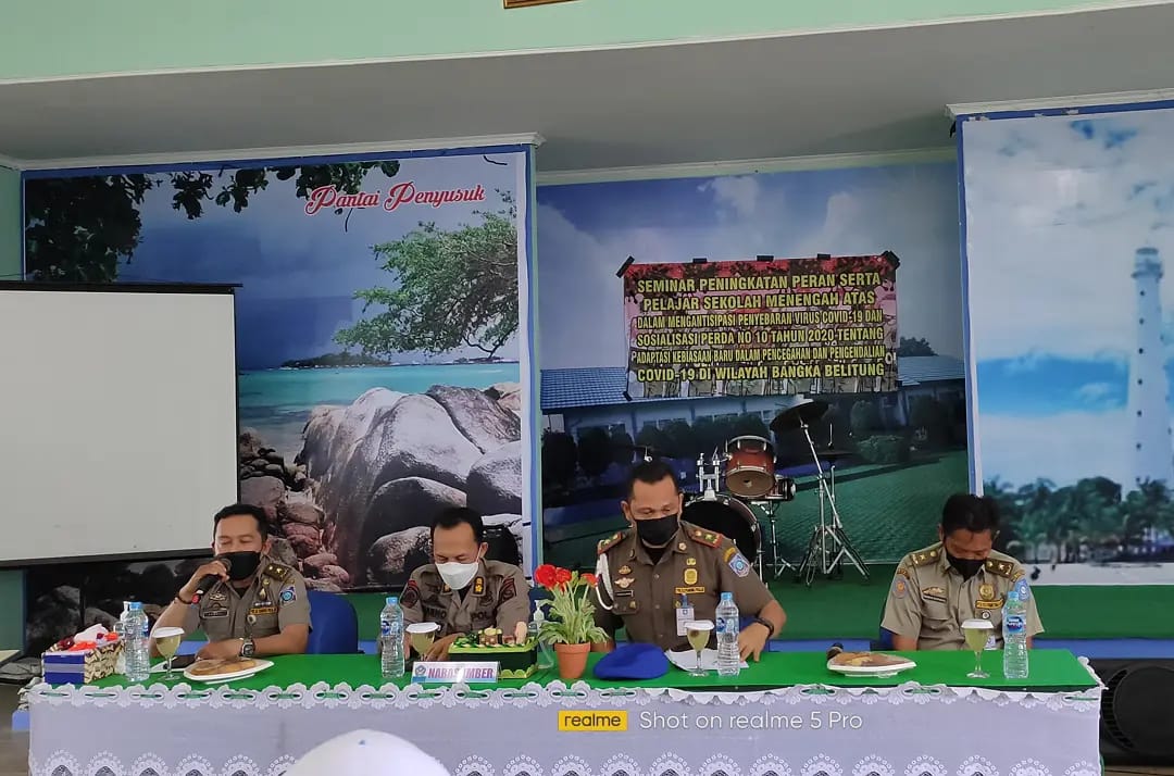 soasialisasi Pencegahan Covid-19 dari Satpol PP