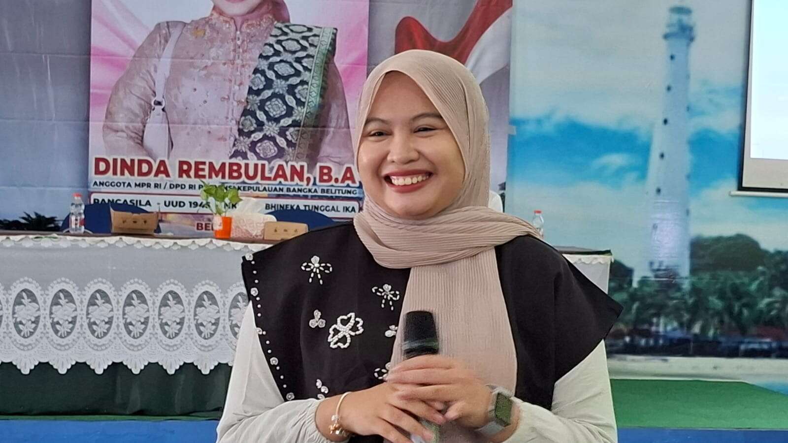 Sosialisasi 4 Pilar MPR RI, Dinda Rembulan, B.A