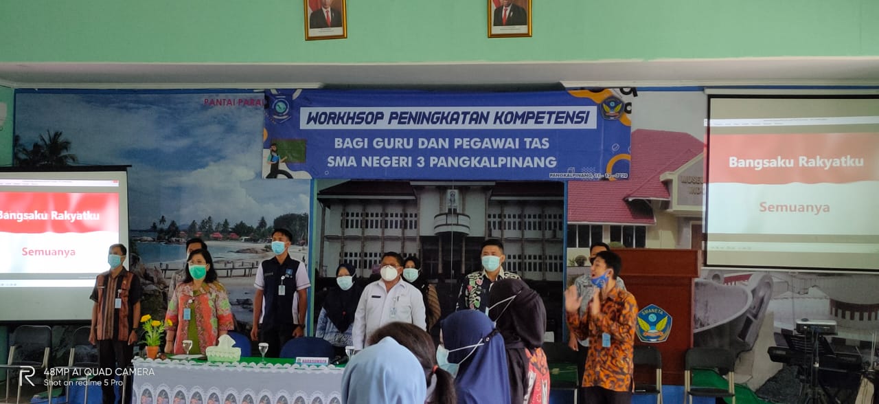 Workshop peningkatan Kompetensi Guru dan pegawai TAS