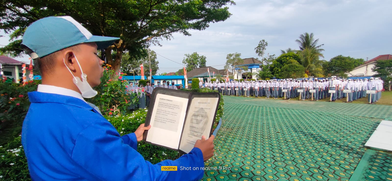 Upacara Bendera Hari Pertama di Tahun 2022