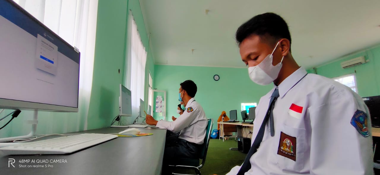 Pelaksanaan ANBK SMA Negeri 3 Pamgkalpinang 2021