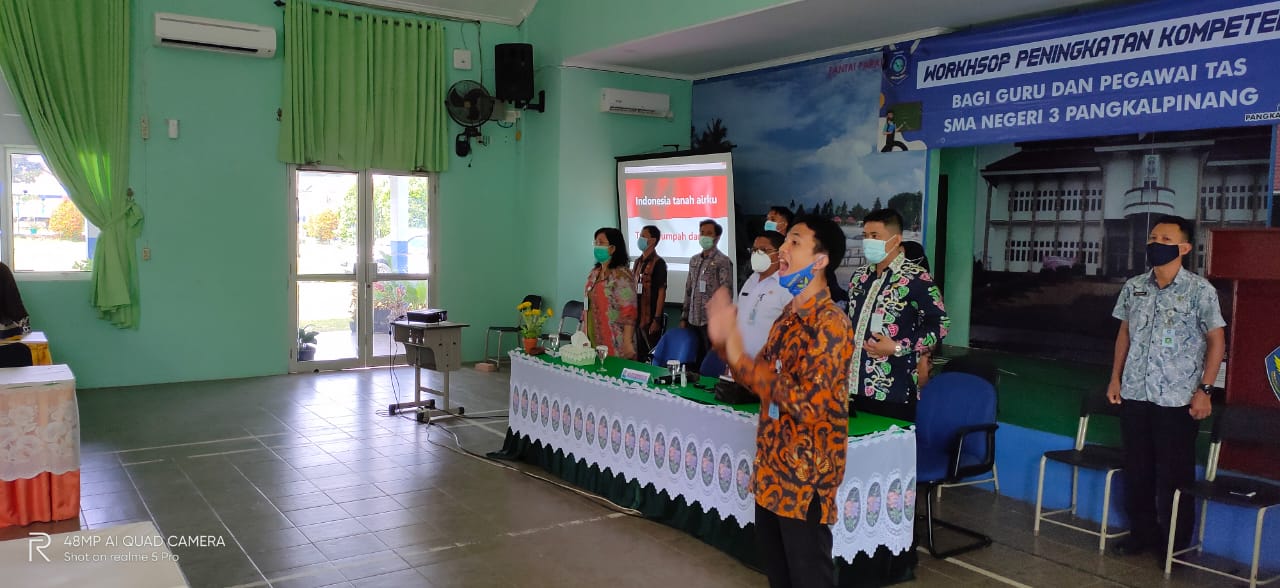 Workshop penigkatan Kompetensi Guru dan pegawai TAS