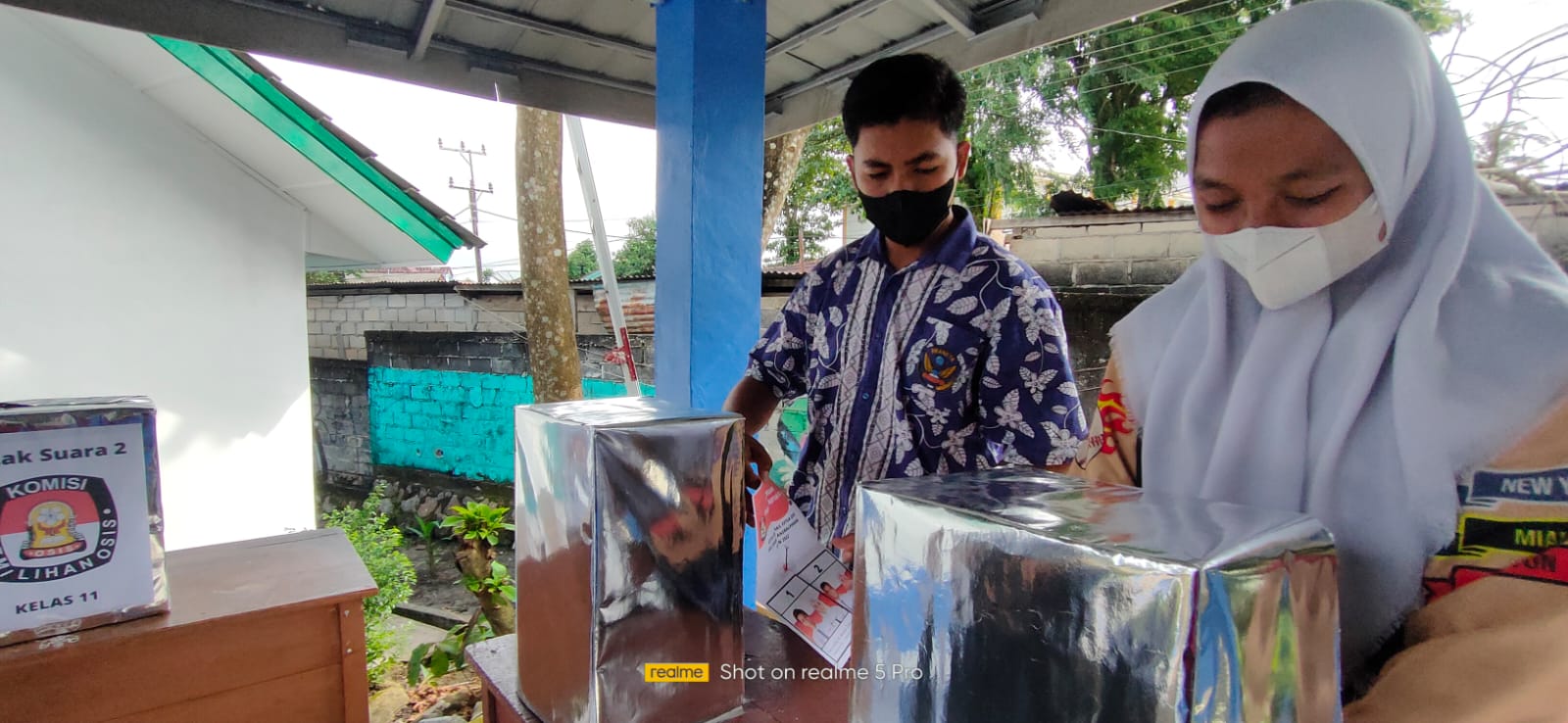 Pemungutan Suara Pemilihan Paslon Ketua dan Wakil Ketua OSIS