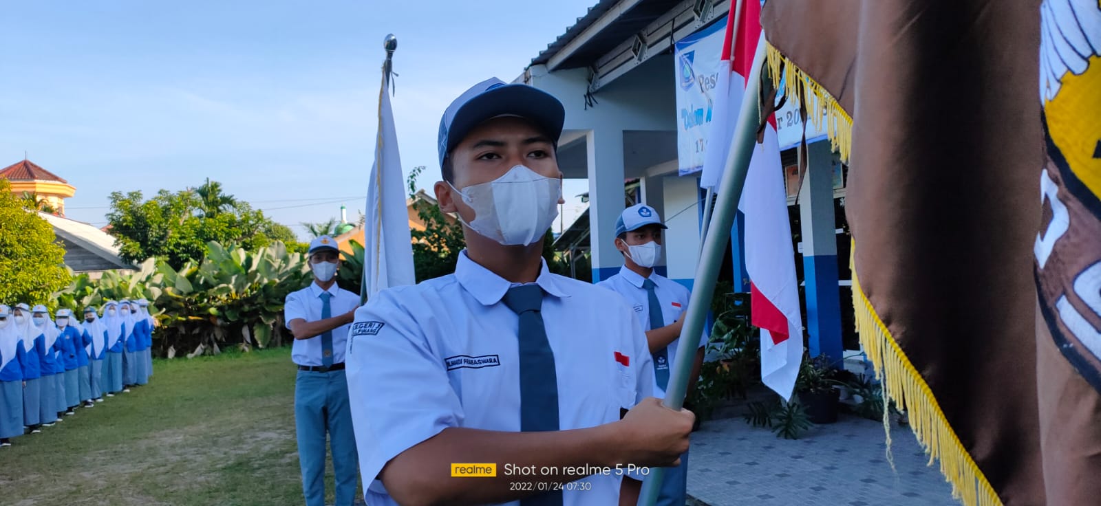 Pelantikan Pengurus OSIS dan MPK SMANETA 2021-2022