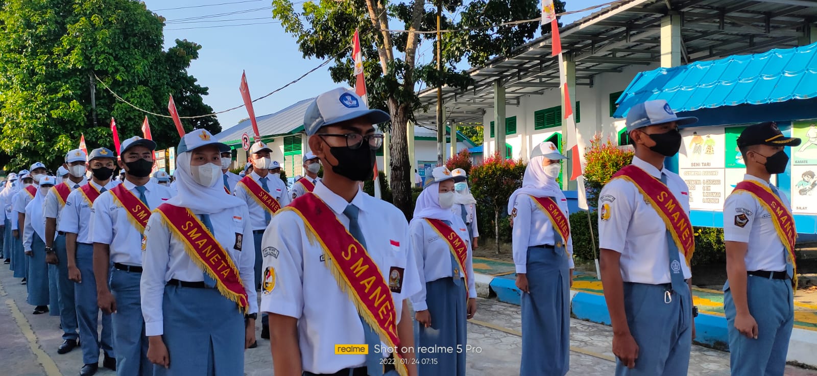 Pelantikan Pengurus OSIS dan MPK SMANETA 2021-2022