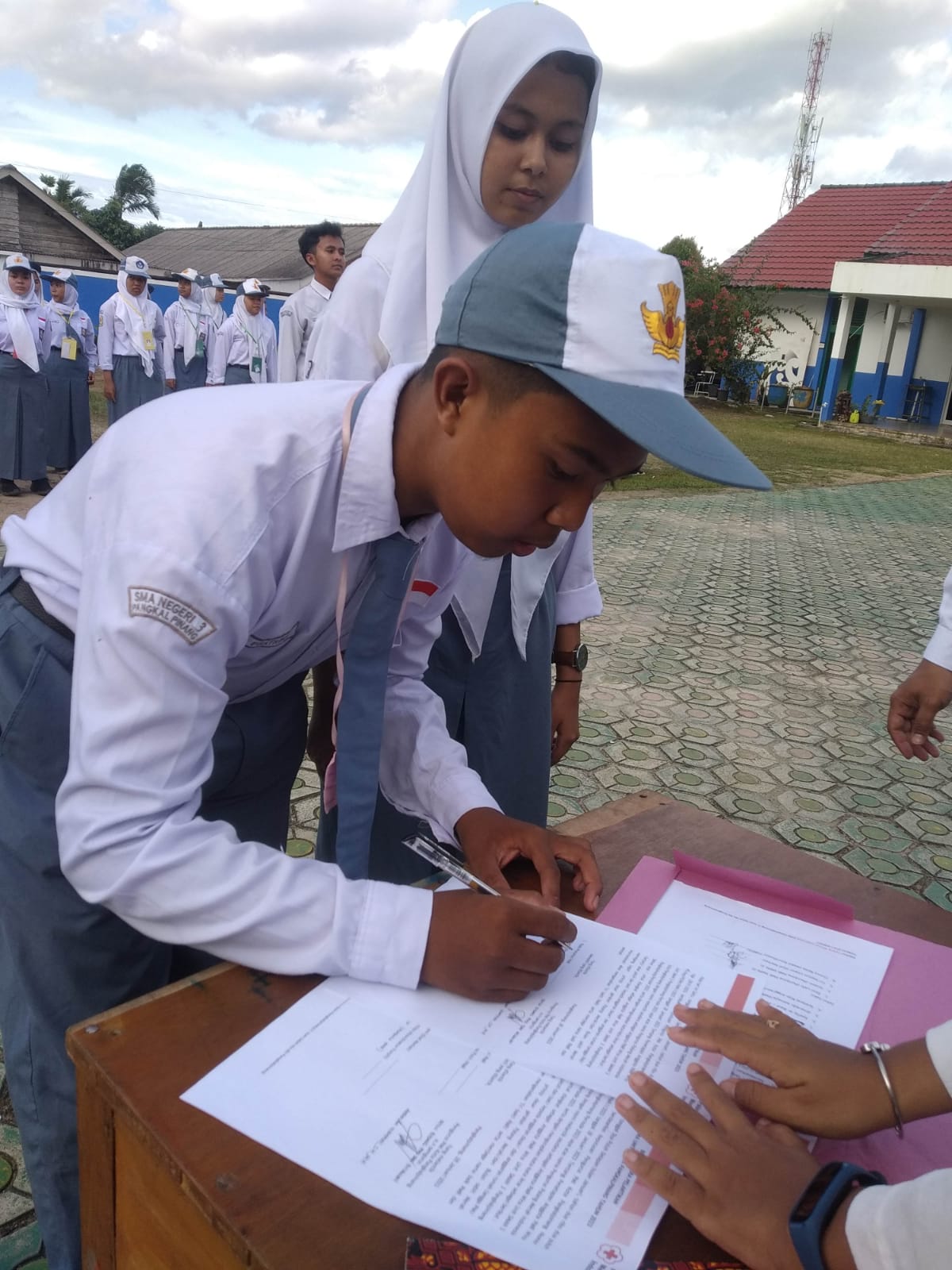 Kegiatan PMR SMAN3 Pangkalpinang dan PMI
