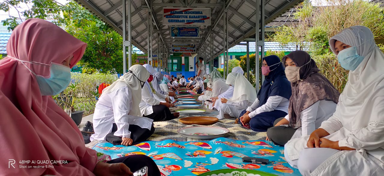 Nganggung dan Tausiyah peringatan Isra' Mi'raj Nabi Muhammad SAW. 1442H.