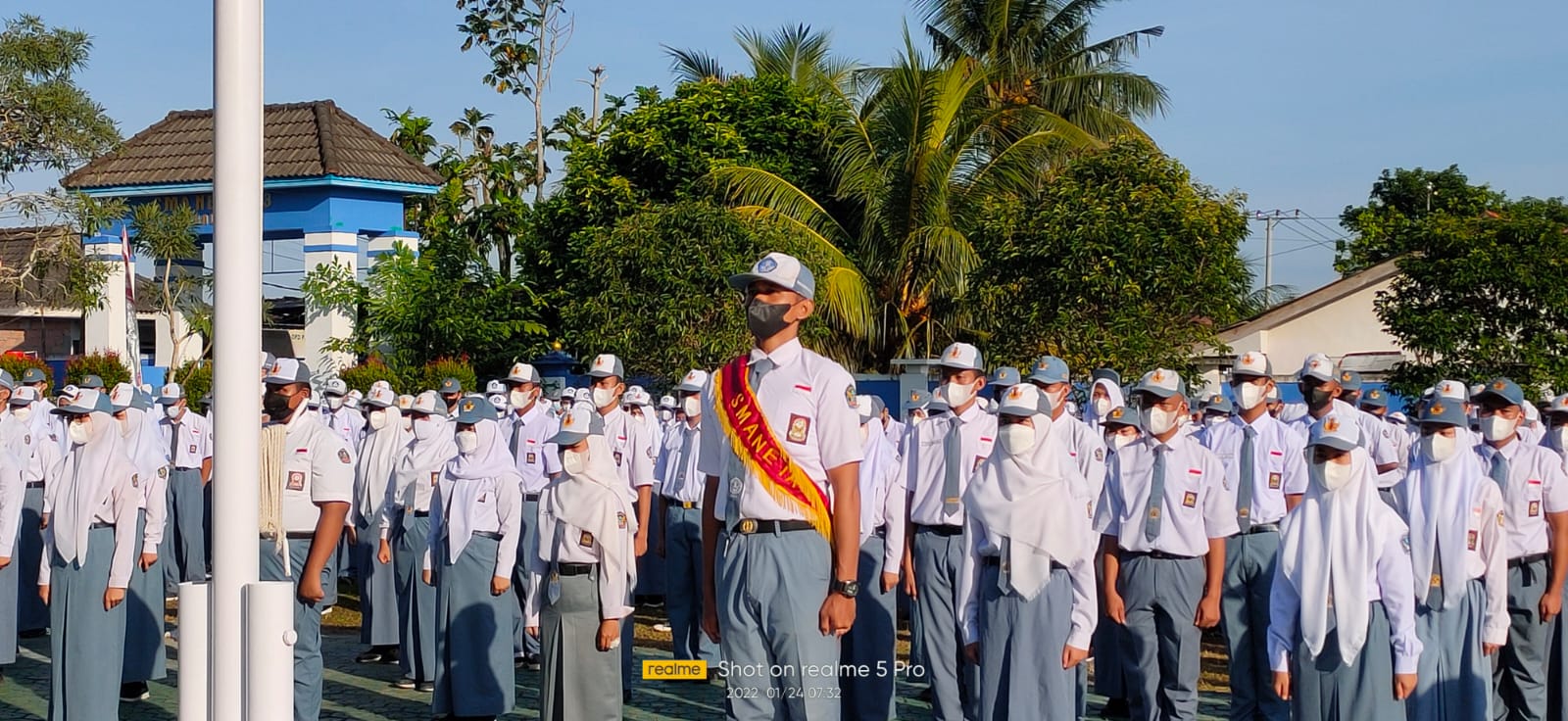 Pelantikan Pengurus OSIS dan MPK SMANETA 2021-2022