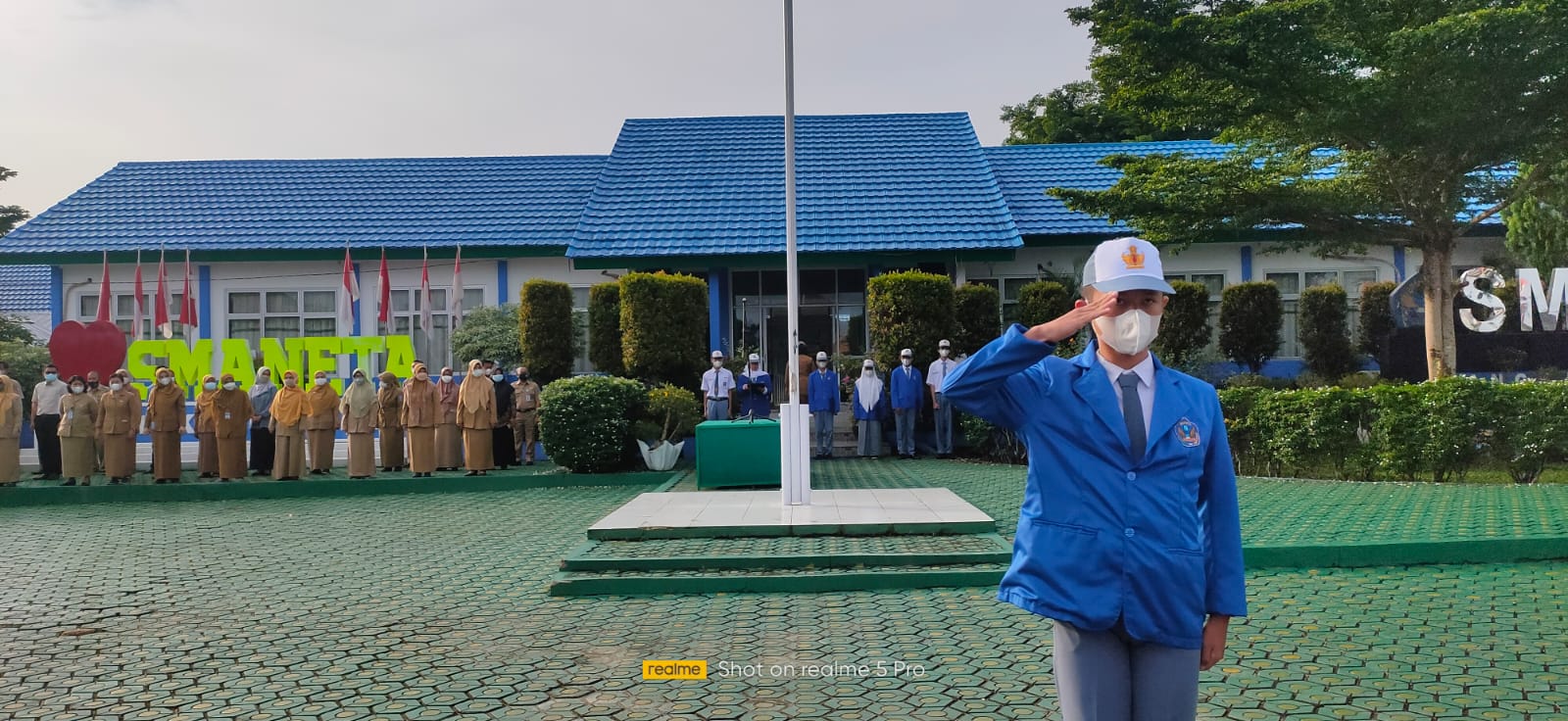 Upacara Bendera Hari Pertama di Tahun 2022