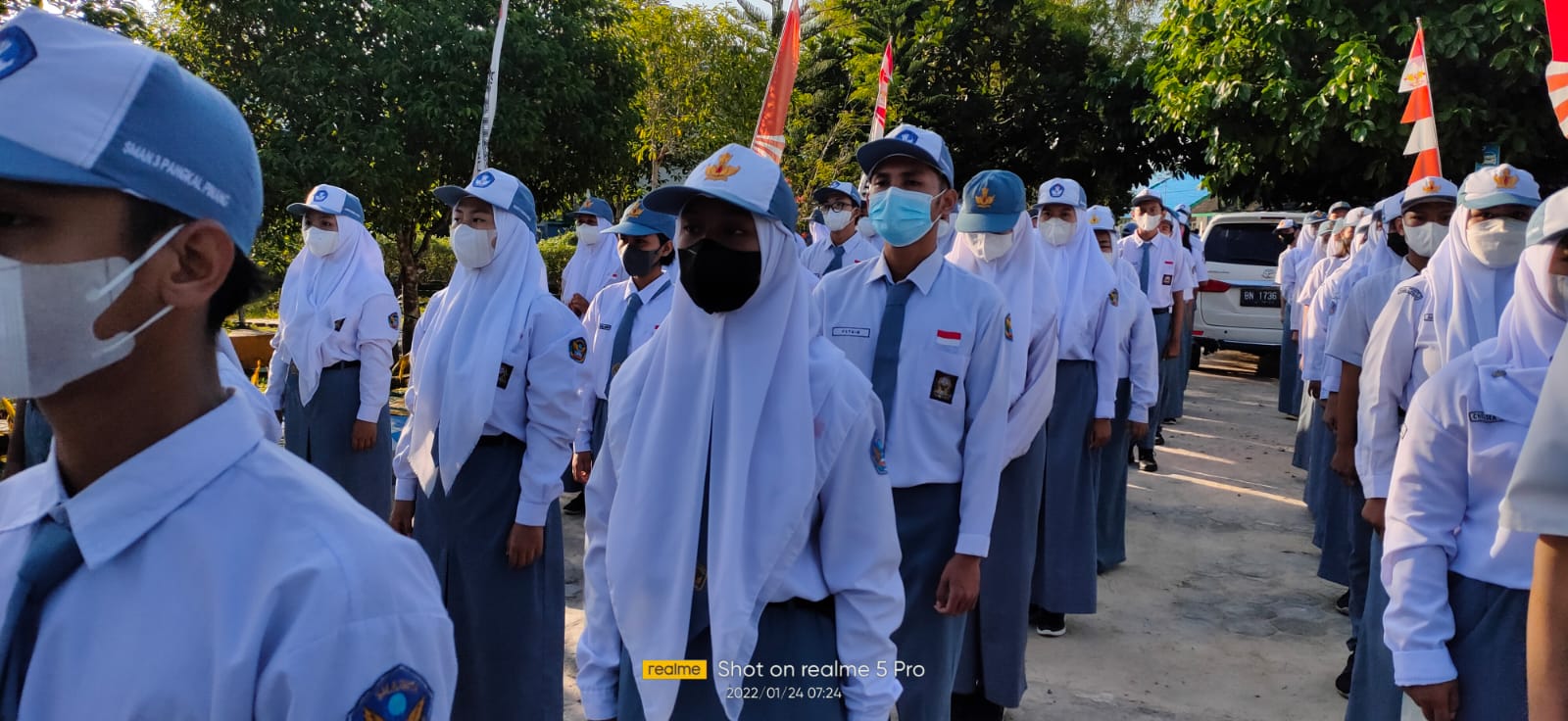 Pelantikan Pengurus OSIS dan MPK SMANETA 2021-2022