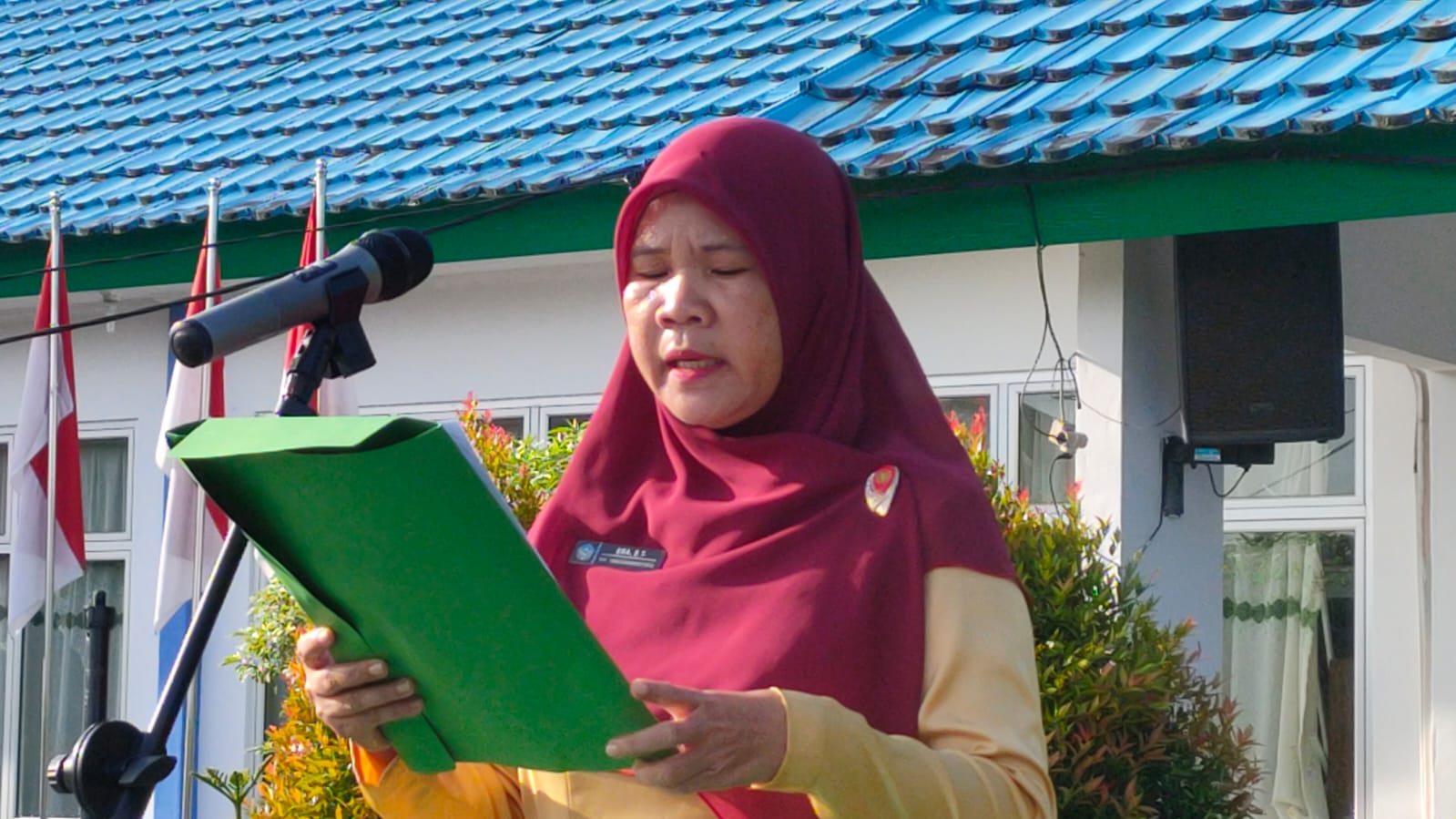 Upacara peringatan Hardiknas