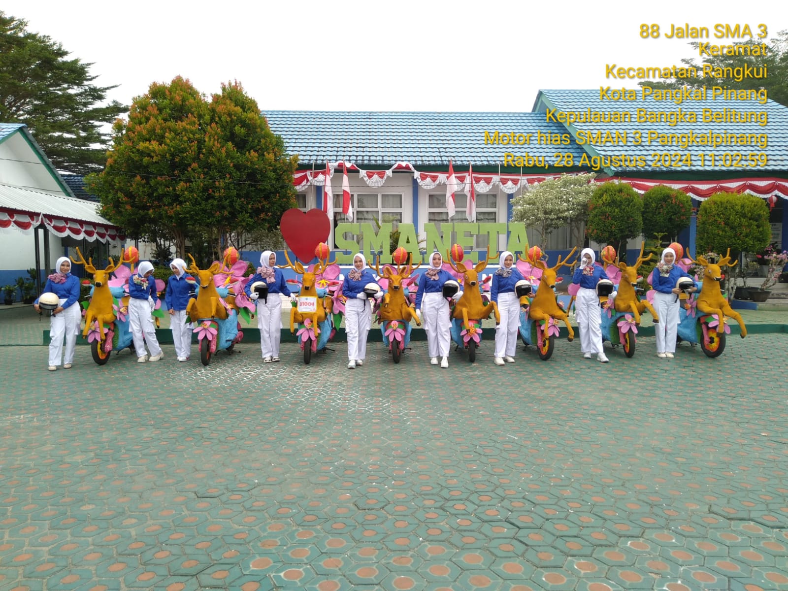 motor hias Agustusan