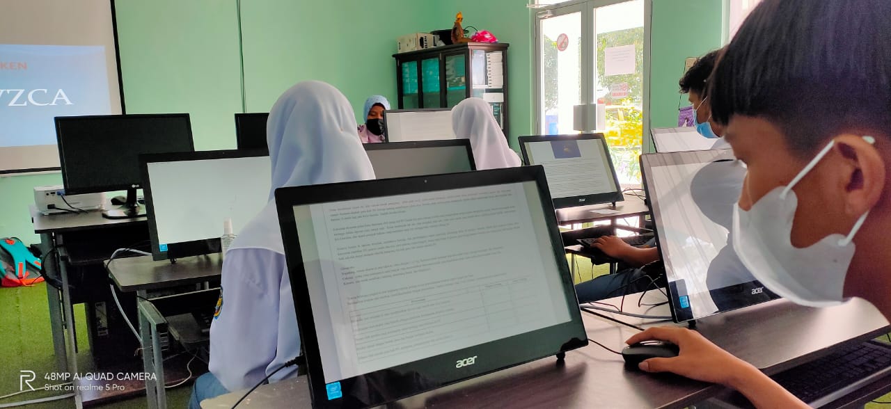 Pelaksanaan ANBK SMA Negeri 3 Pamgkalpinang 2021