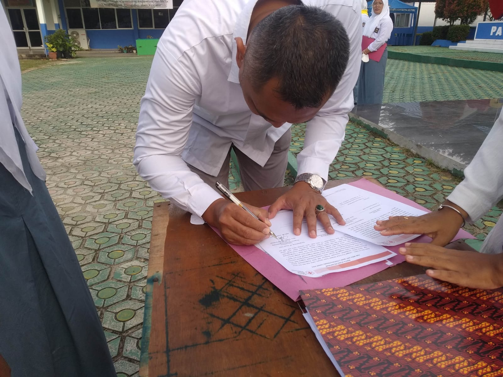 Kegiatan PMR SMAN3 Pangkalpinang dan PMI