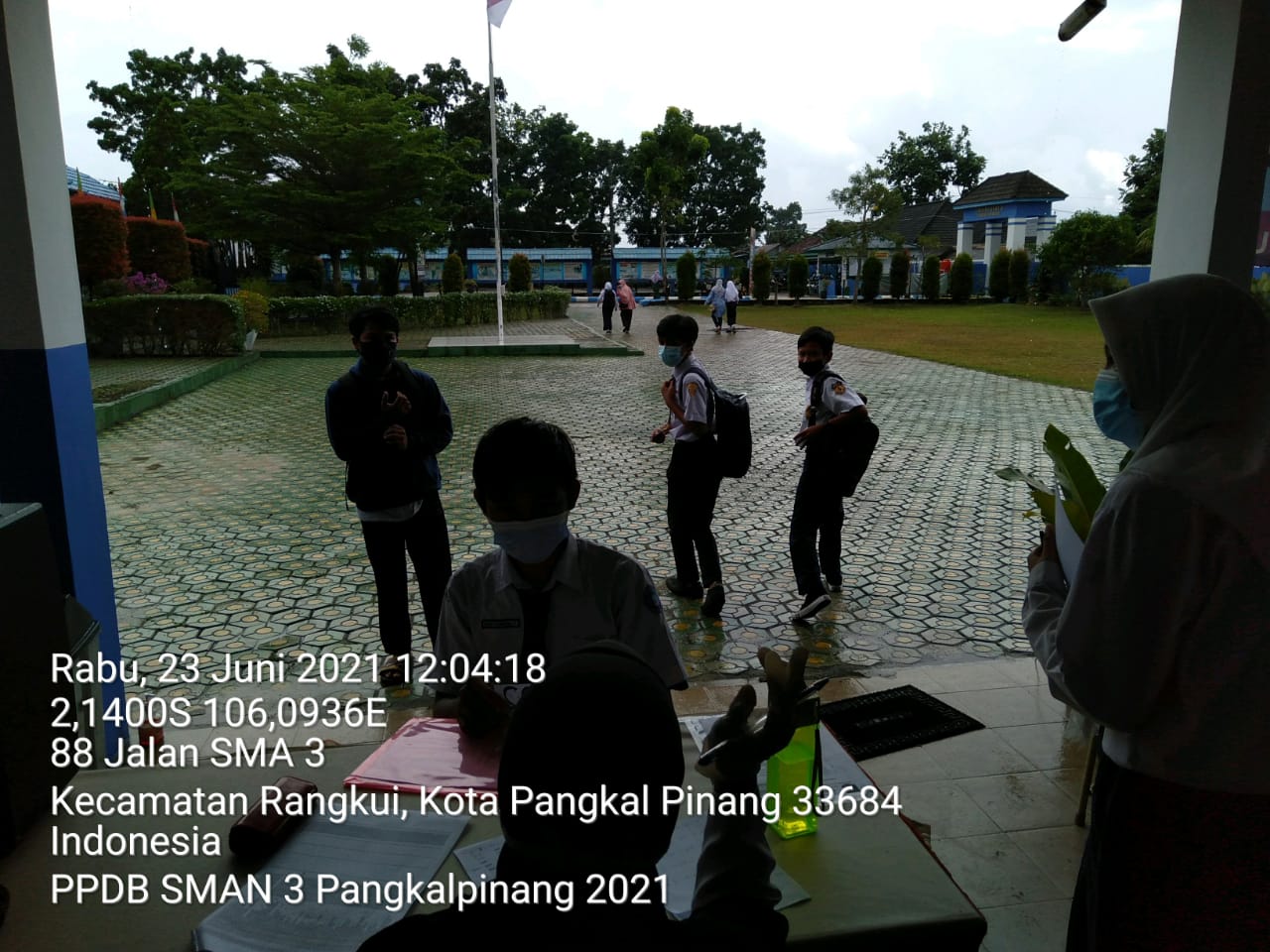 Penerimaan Siswa Baru SMAN 3 Pangkalpinang Tahun 2021