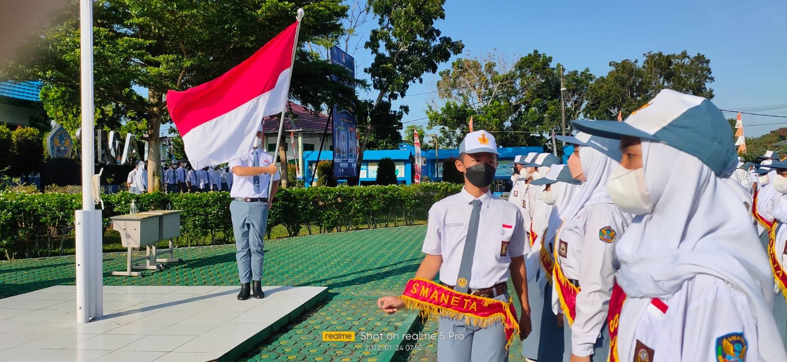 Pelantikan Pengurus OSIS dan MPK SMANETA 2021-2022