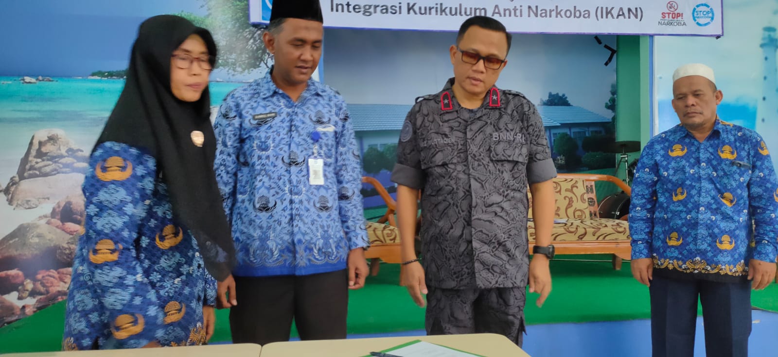 Deklarasikan Integrasi Kurikulum Anti Narkoba dan Sekolah Bersinar