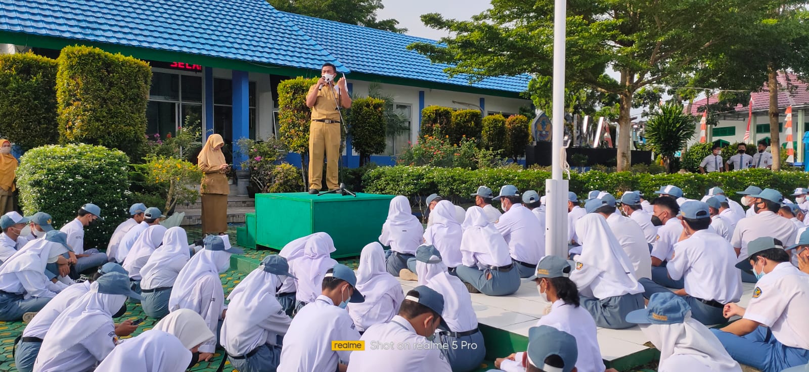 Orasi kampanye calon Ketua OSIS