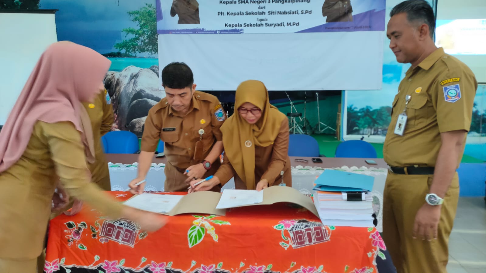 Sertijab Kepala Sekolah