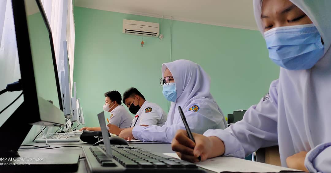 Pelaksanaan ANBK SMA Negeri 3 Pamgkalpinang 2021