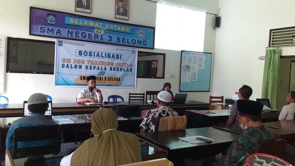 SOSIALISASI ON JOB TRAINING (OJT)_2 DAN EVALUASI UJI COBA PEMBELAJARAN TATAP MUKA TAHAP I