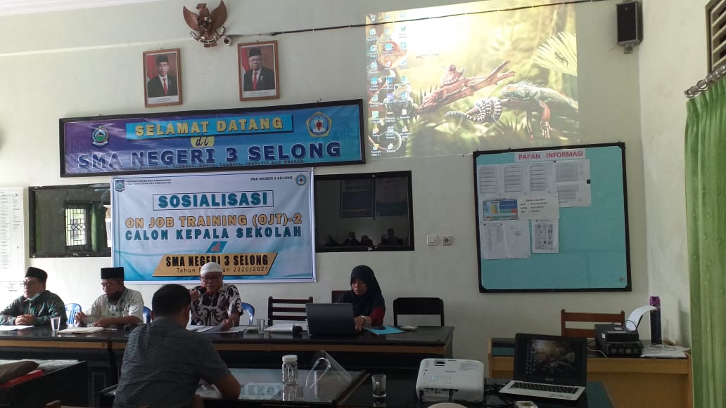 SOSIALISASI ON JOB TRAINING (OJT)_2 DAN EVALUASI UJI COBA PEMBELAJARAN TATAP MUKA TAHAP I