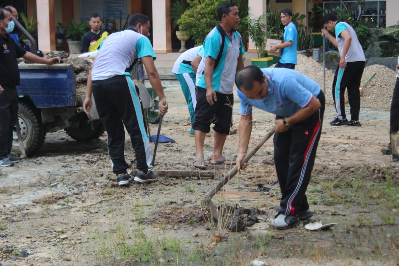 Kegiatan Senam Pagi dan Kerja Bakti