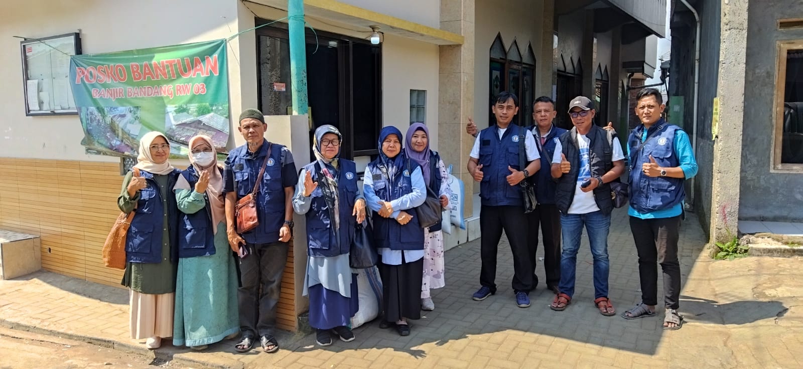 Kegiatan SMA Negeri 4 Kota Tasikmalaya, Peduli Bencana Banjir di Garut