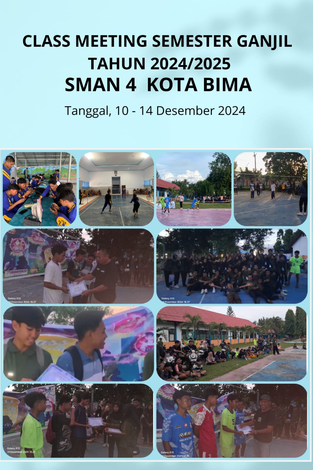 Classmeeting di SMAN 4 Kota BIma