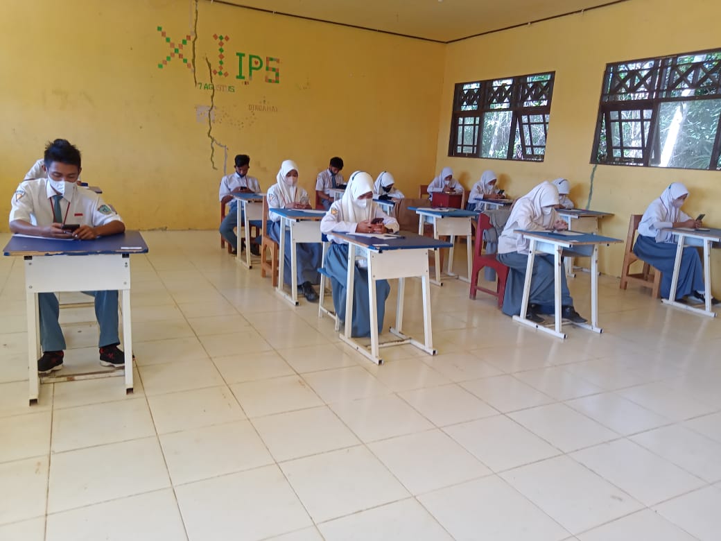 USBK Tahun Pelajaran 2021/2022 SMAN 5 Buntok