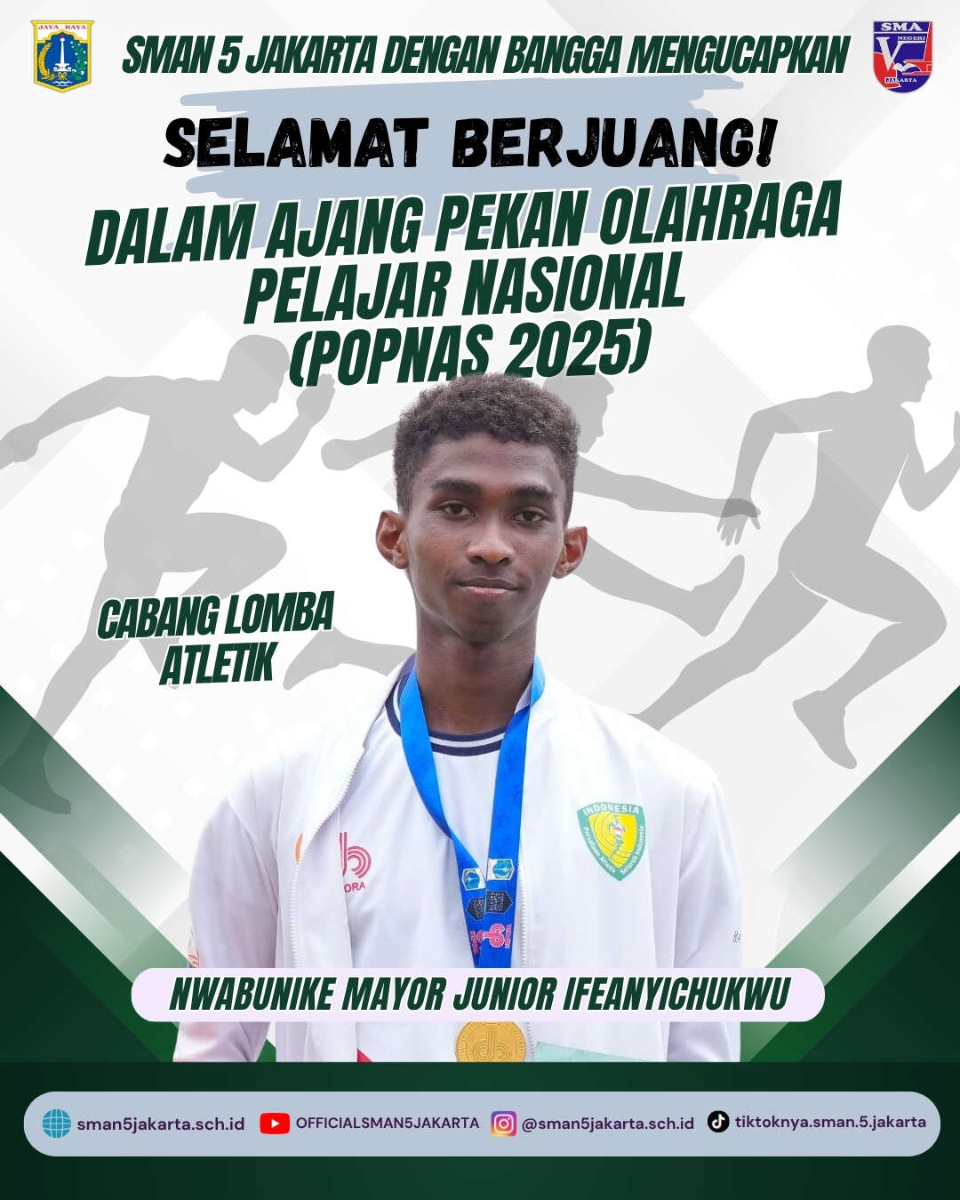 Selamat Berjuang Mayor di POPNAS 2025