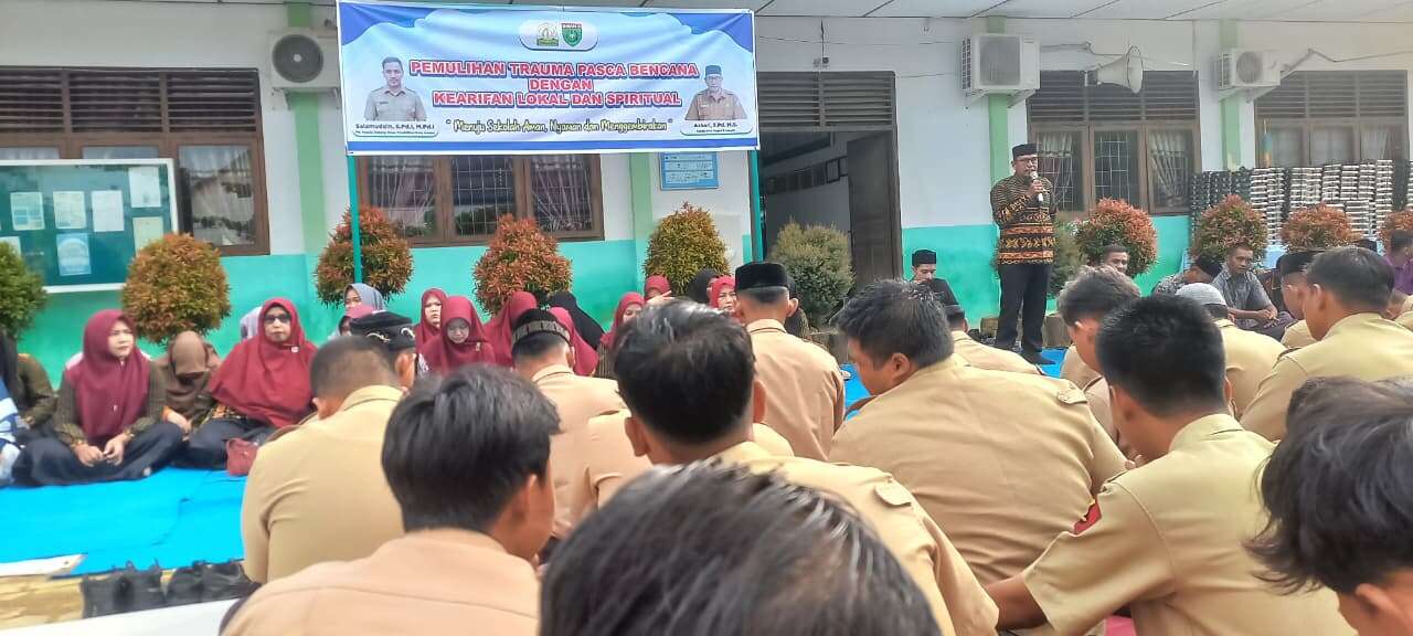 SMAN 5 Langsa Gelar Mental Healing Pasca Banjir, Angkat Kearifan Lokal dan Spiritual