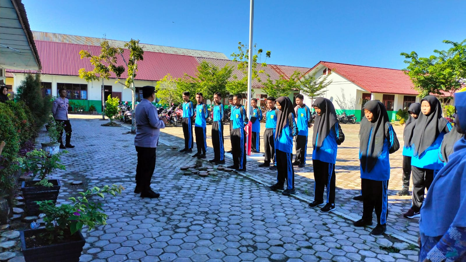 Persiapan Perkemahan Saka Bhayangkara Binaan Polres Kota Langsa Tanggal 25 s.d 27 Agustus 2023