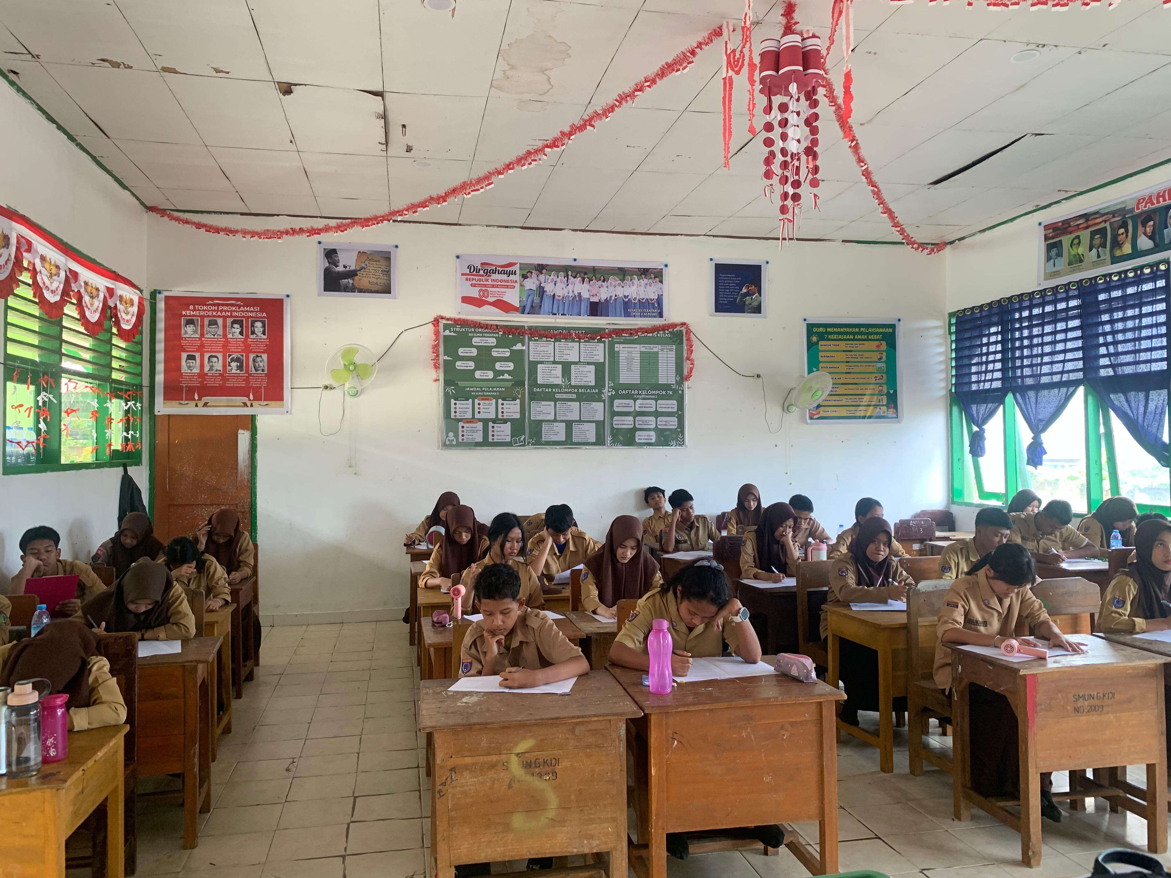 Pelaksanaan Sumatif Akhir Semester (SAS) Ganjil Tahun Ajaran 205/2026 SMAN 6 KENDARI