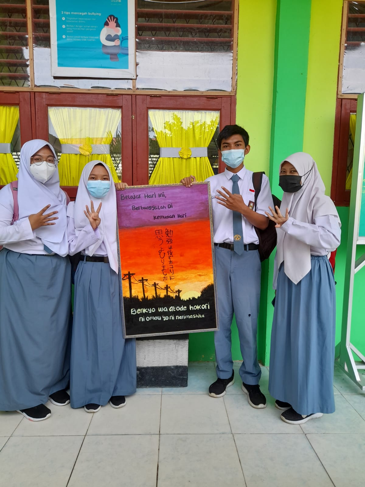 HASIL PRAKTEK MATA PELAJARAN BAHASA JEPANG KELAS XII MIPA SMAN 8 MANDAU
