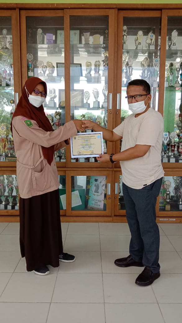 Congratulation siswa SMAN 8 Mandau dalam lomba di SANTO YOSEF