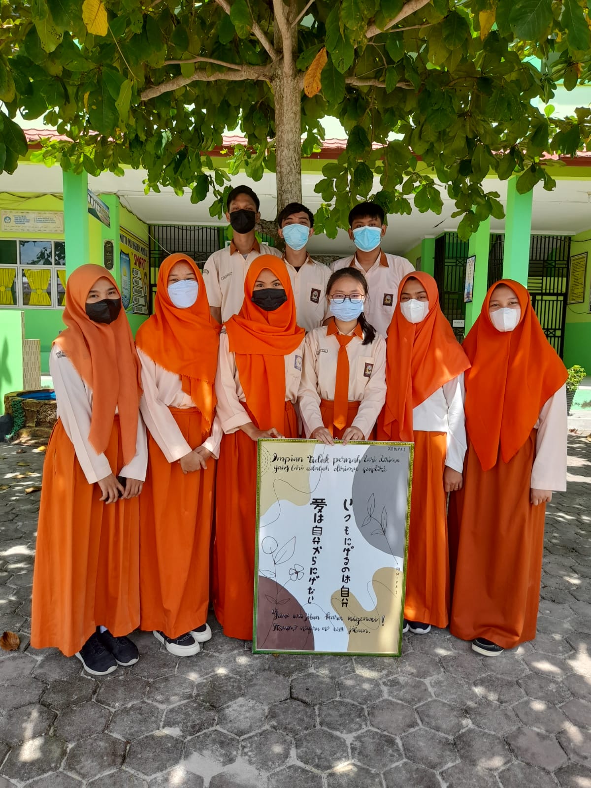 HASIL PRAKTEK MATA PELAJARAN BAHASA JEPANG KELAS XII MIPA SMAN 8 MANDAU