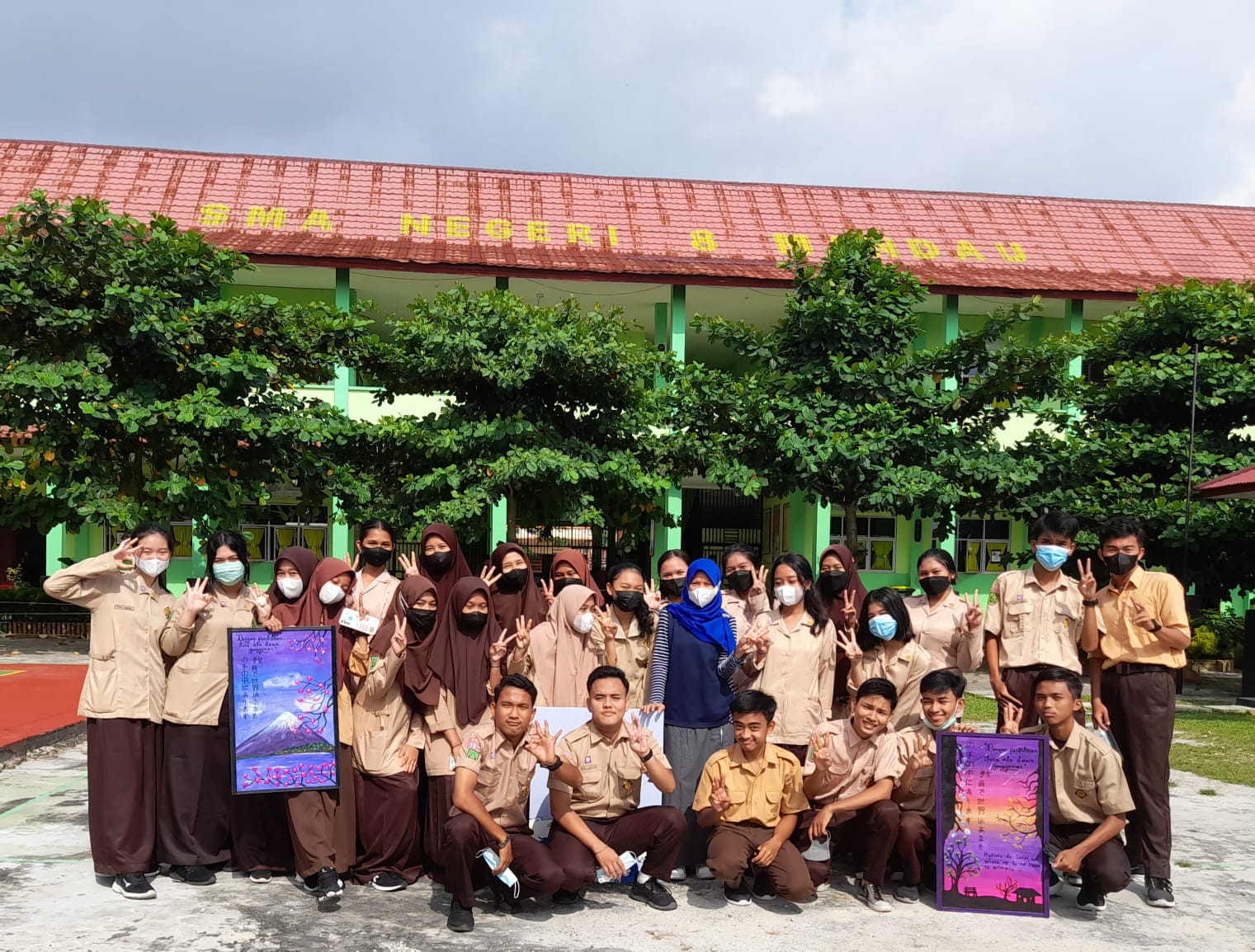HASIL PRAKTEK MATA PELAJARAN BAHASA JEPANG KELAS XII MIPA SMAN 8 MANDAU