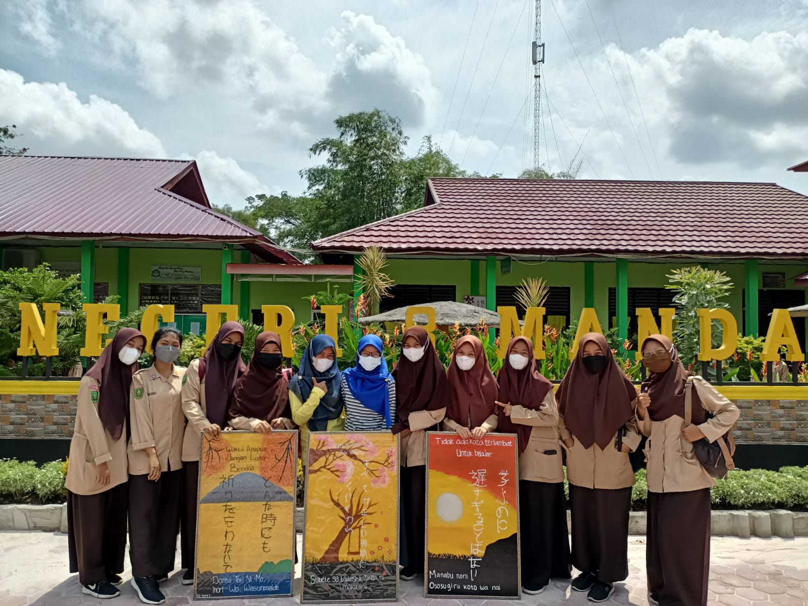 HASIL PRAKTEK MATA PELAJARAN BAHASA JEPANG KELAS XII MIPA SMAN 8 MANDAU