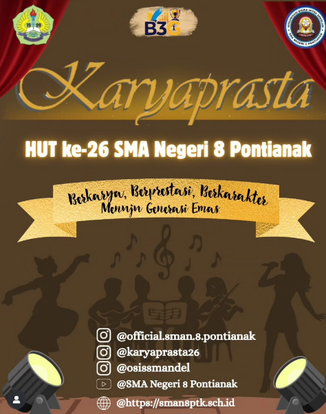 HUT ke-26 SMA Negeri 8 Pontianak — KARYAPRASTA 2025