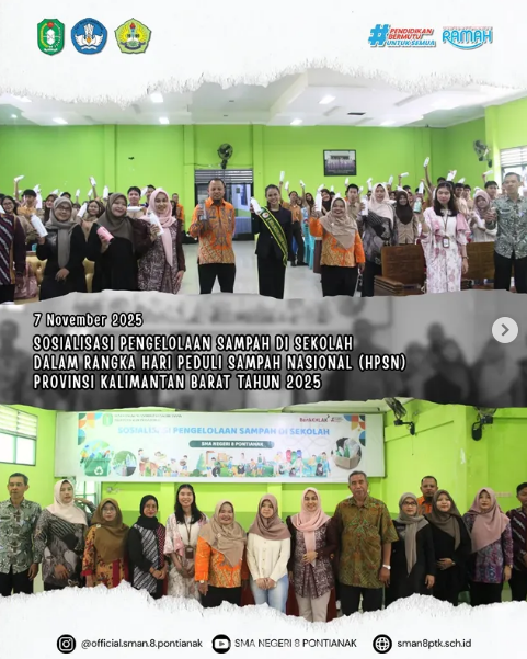 Jumat, 7 November 2025. Sosialisasi Pengelolaan Sampah di Sekolah.