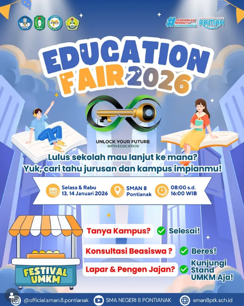 ‼️COMING SOON‼️ EDUCATION FAIR 2026 "UNLOCK YOUR FUTURE WITH EDUCATION".
